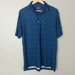 johnnie-O Men's Surfboard Patterned Polo